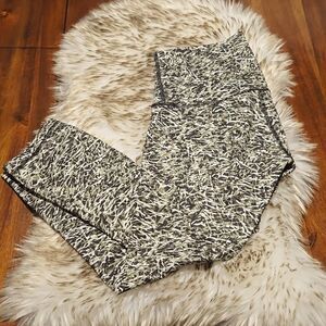Lululemon Wunder Under Hi Rise Crop leggings Desert Ripple size‎ 4
